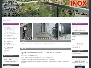 Piękne i wytrzymałe poręcze nierdzewne