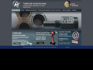 Tabliczka znamionowa grawerowana laserowo